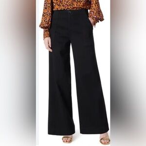 Chic Black Wide-Leg Women's Pants